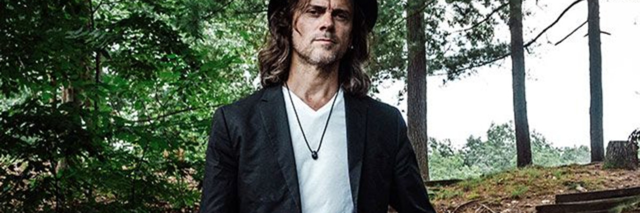 Seth Adam on a forest trail