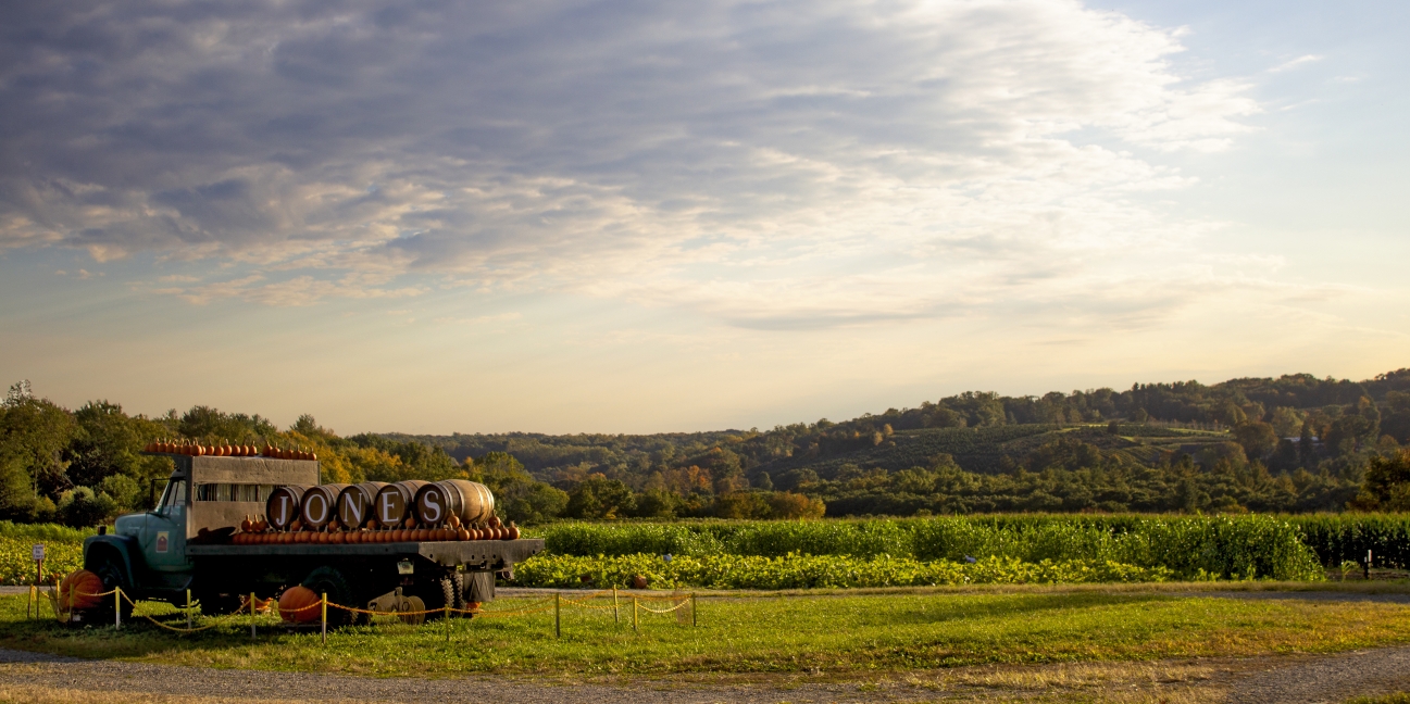 JFF tractor at sunset 