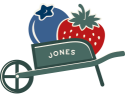 Blueberry and Strawberry in a Cart
