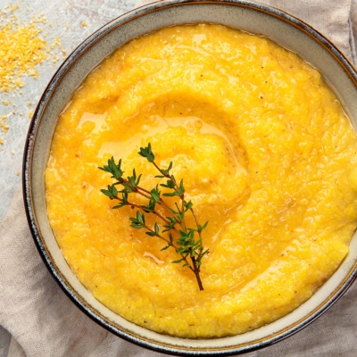 a bowl of Butternut Squash Polenta